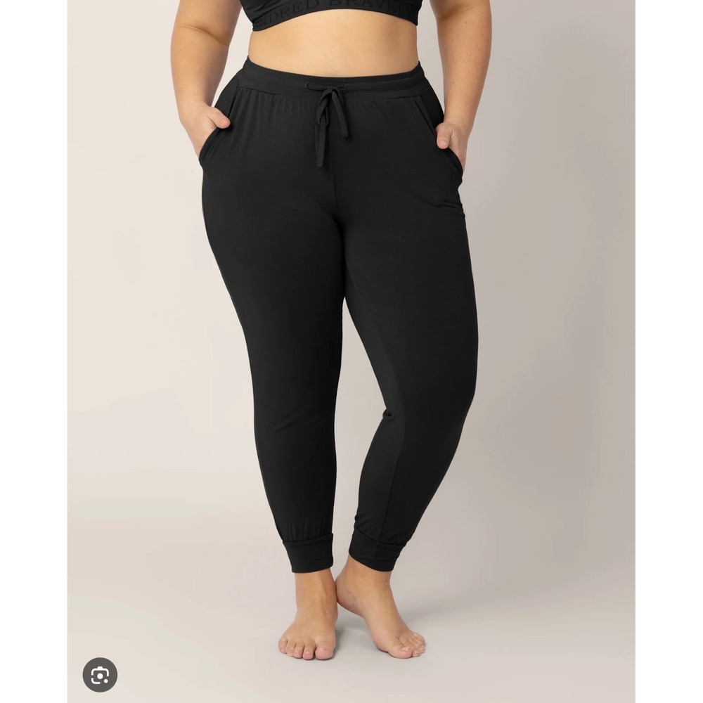 Kindred Braverly Everyday Lounge Black Jogger Pants Postpartum Maternity Small